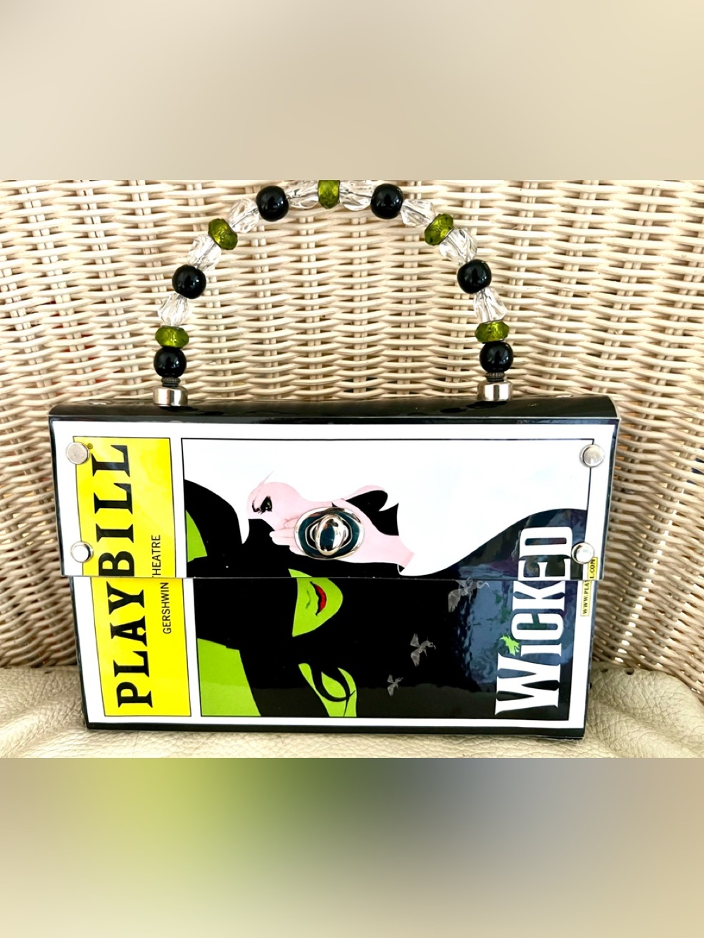 Artistic WICKED THE MUSICAL Playbill Purse Lovely Condition! - Picture 9 of 10